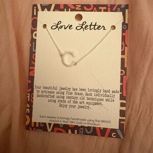 Brand new C necklace